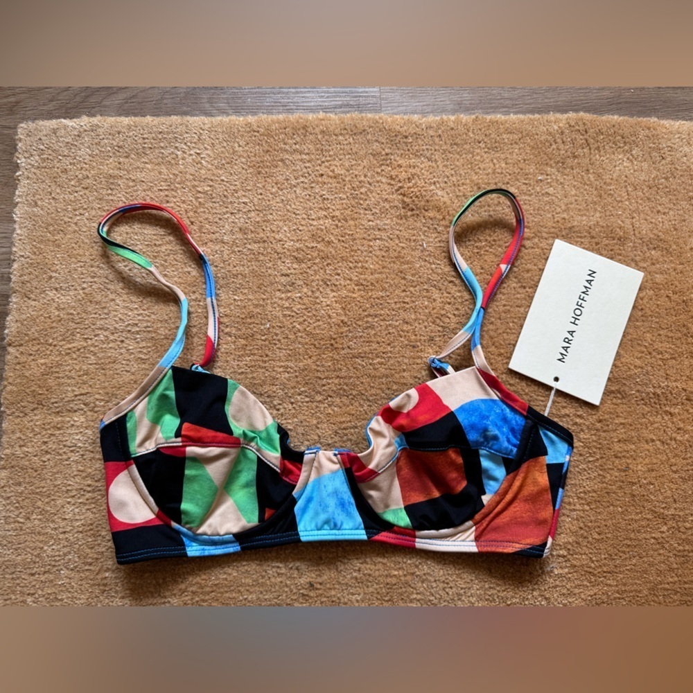 NWT Mara Hoffman Lua Bikini Top